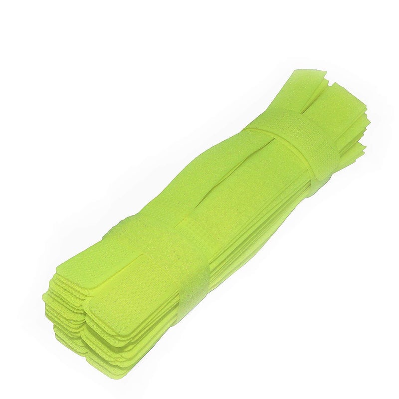 Pasow 50pcs Cable Ties Reusable Fastening Wire Organizer Cord Rope Holder 7 Inch (Green) - Image 1